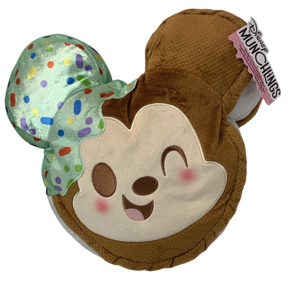Disney‎ Munchlings Mint Dipped Ice Cream Sandwich Mickey Mouse Polyester 11in